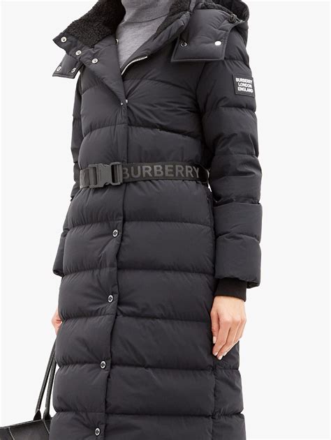 burberry eppingham|BURBERRY Eppingham Belted Quilted Down Coat in Black.